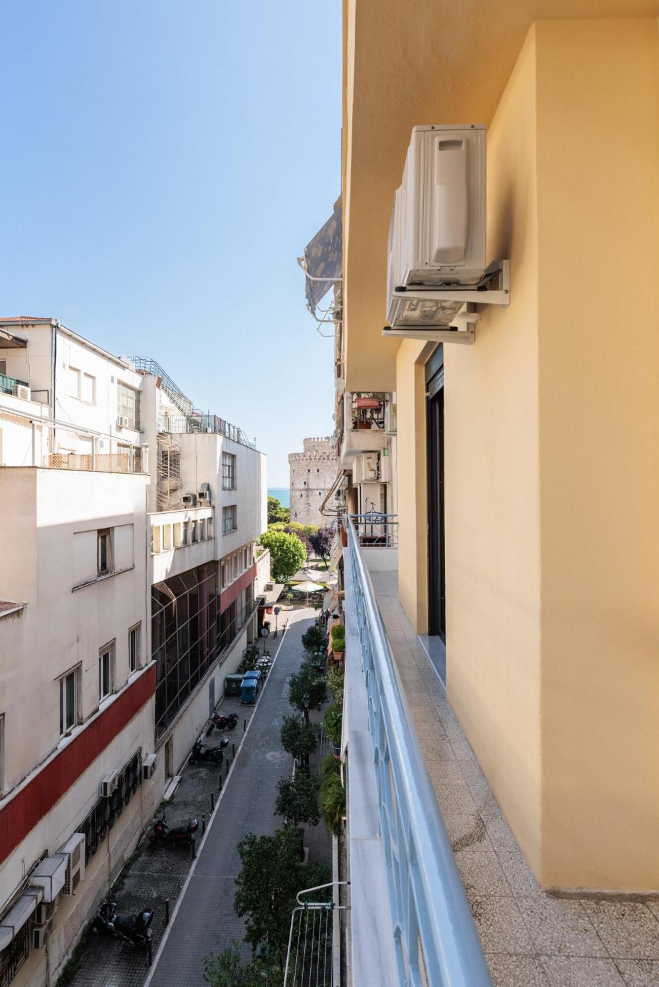 Ferienwohnung White Tower Elegance Thessaloniki Exterior foto